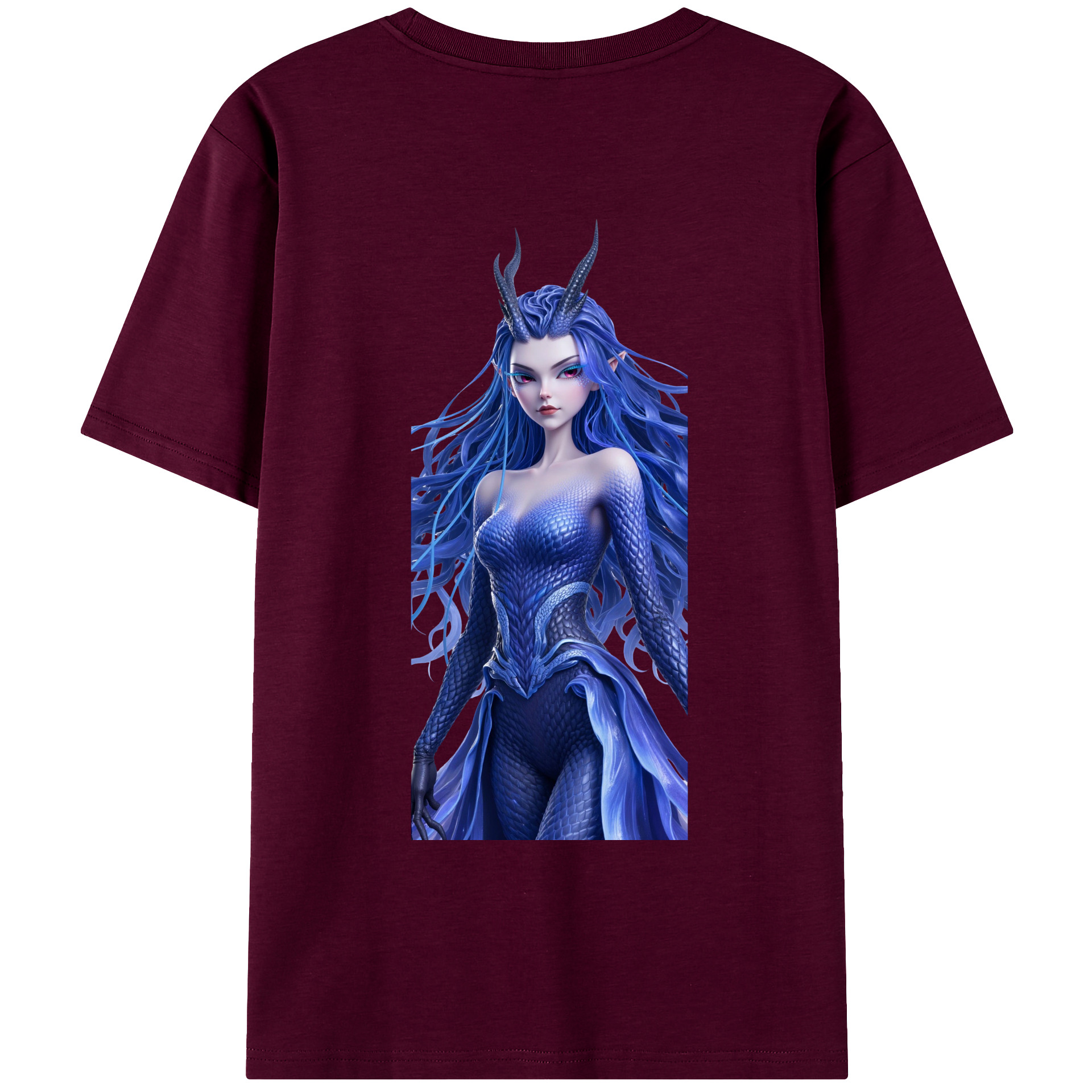 （画像用） Ne Zha 2 ナタ 魔童の大暴れ レディース半袖Tシャツ(バックプリント)